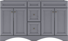 Load image into Gallery viewer, ED-25060-CAB-GR Gray Talisa 60&quot; Double Cabinet Only, four colors available