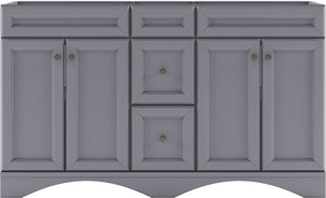 ED-25060-CAB-GR Gray Talisa 60" Double Cabinet Only, four colors available