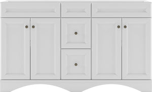 ED-25060-CAB-WH White Talisa 60" Double Cabinet Only, four colors available