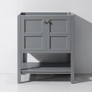 Virtu Winterfell 30" Freestanding Single Cabinet Only Gray