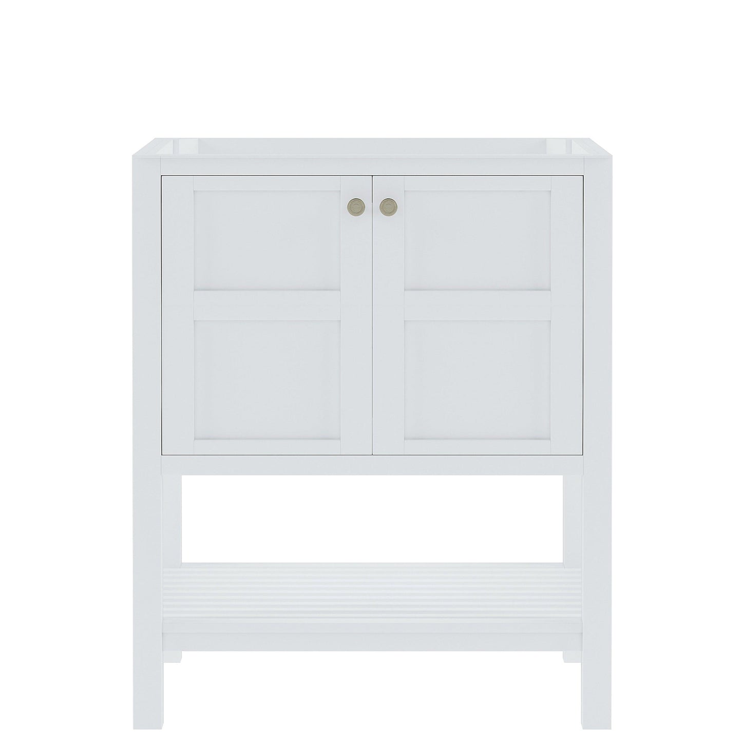 Virtu Winterfell 30" Freestanding Single Cabinet Only White