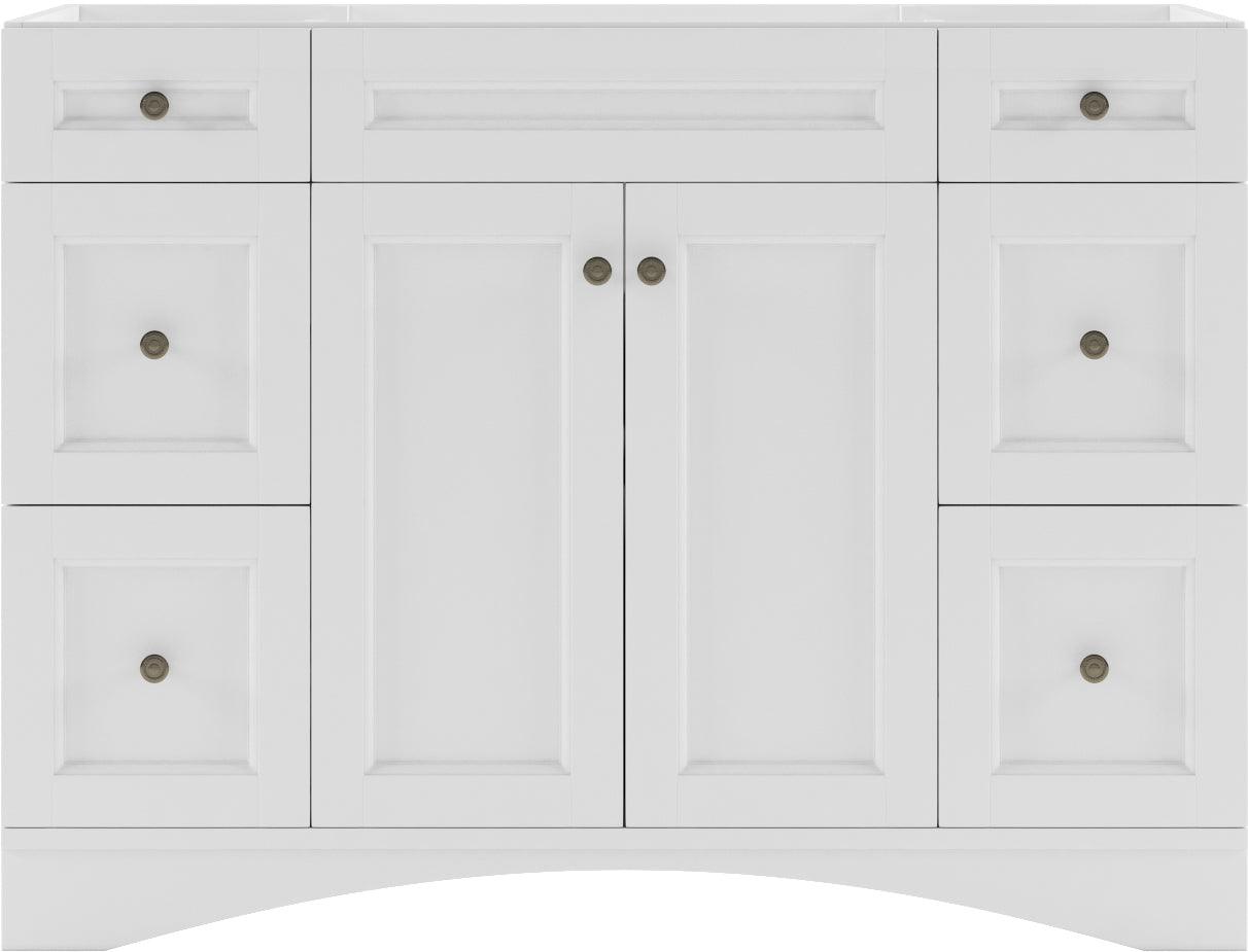 ES-32048-CAB-WH White Elise 48" Single Cabinet Only