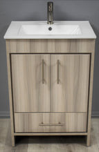 Load image into Gallery viewer, Volpa USA Pacific 24&quot; Modern Ash Grey Bathroom Vanity MTD-3124AG-14 FV