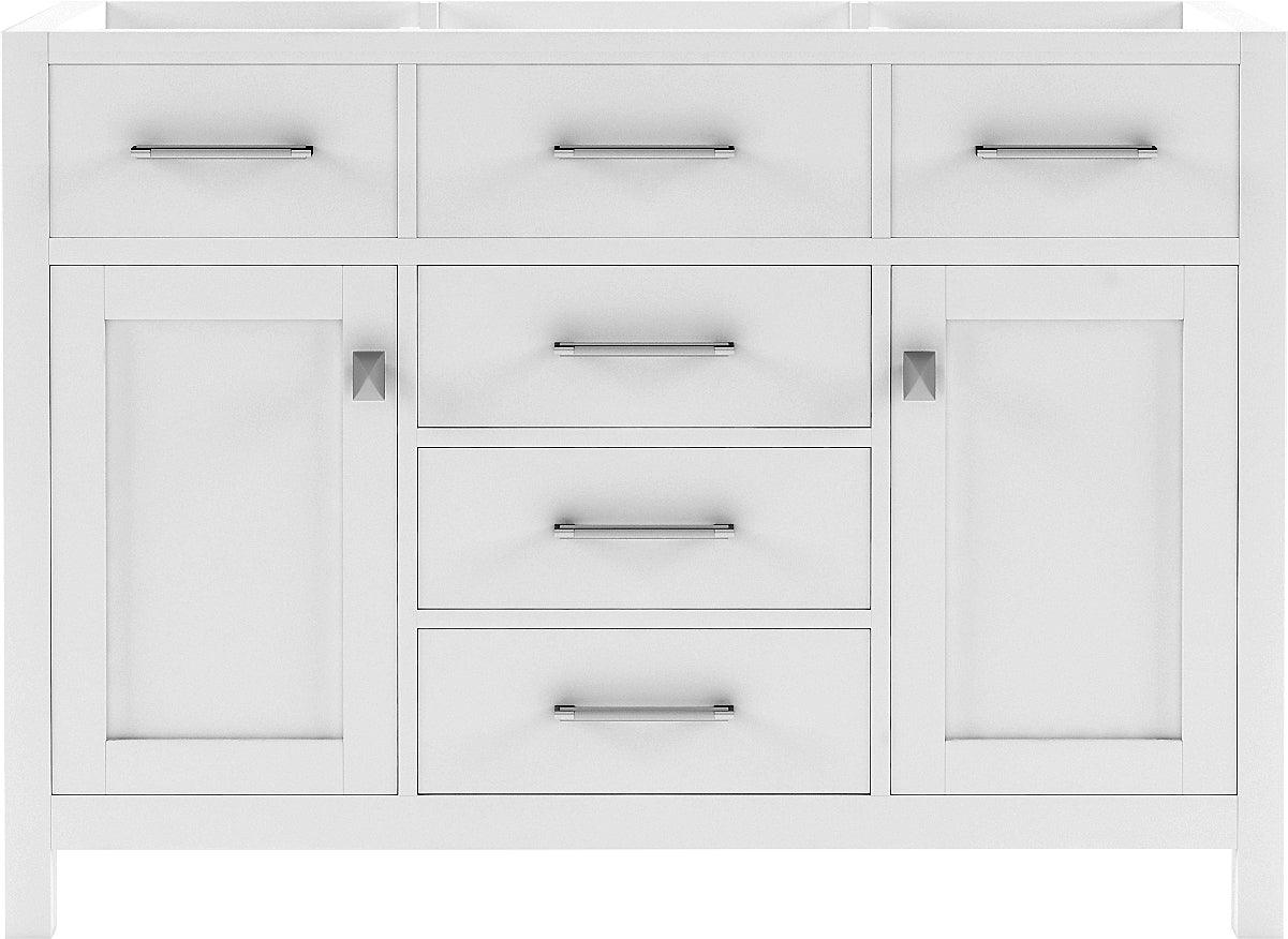 MS-2048-CAB-WH White Caroline 48" Single Cabinet Only