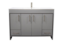 Load image into Gallery viewer, Pacific 48&quot; Grey Vanity MTD-3148BK-14white