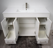 Load image into Gallery viewer, Pacific 48&quot; White Vanity MTD-3148W-14pacificwhite48frontopen1