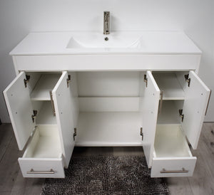 Pacific 48" White Vanity MTD-3148W-14pacificwhite48frontopen1