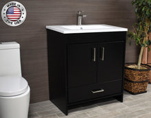 Load image into Gallery viewer, Rio 24&quot; Vanity Black MTD-324BK-3angle