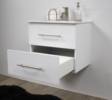 Load image into Gallery viewer, Napa 24&quot; glossy white vanity MTD-3324GW-1angleoneopen
