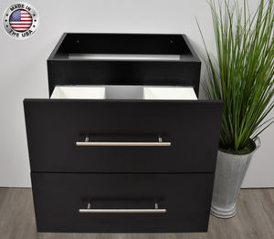 Napa 30" Cabinet only Black MTD-3330BK-0twoopenMIU