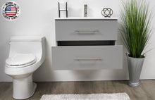 Load image into Gallery viewer, Napa 30&quot; grey vanity MTD-3330G-1front1openMIU