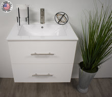 Load image into Gallery viewer, Volpa USA Napa 30&quot; Modern Floating Bathroom Vanity MTD-3330-1