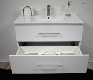 Volpa USA Napa 36" Modern Wall-Mounted Floating Bathroom Vanity Glossy White MTD-3336GW-1 bd