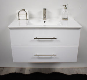 Volpa USA Napa 36" Modern Wall-Mounted Floating Bathroom Vanity Glossy White MTD-3336GW-1 top