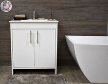Load image into Gallery viewer,  Villa 30&quot; White Vanity MTD-3430W-14frontstagedMIU