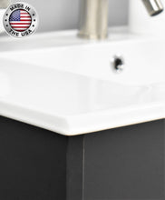 Load image into Gallery viewer, Volpa USA Villa 48&quot; Modern Bathroom Vanity Black TD-3448BK-14 CCMIU