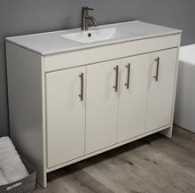 Load image into Gallery viewer, Volpa USA Villa 48&quot; Modern Bathroom Vanity Soft White MTD-3448W-14 AC