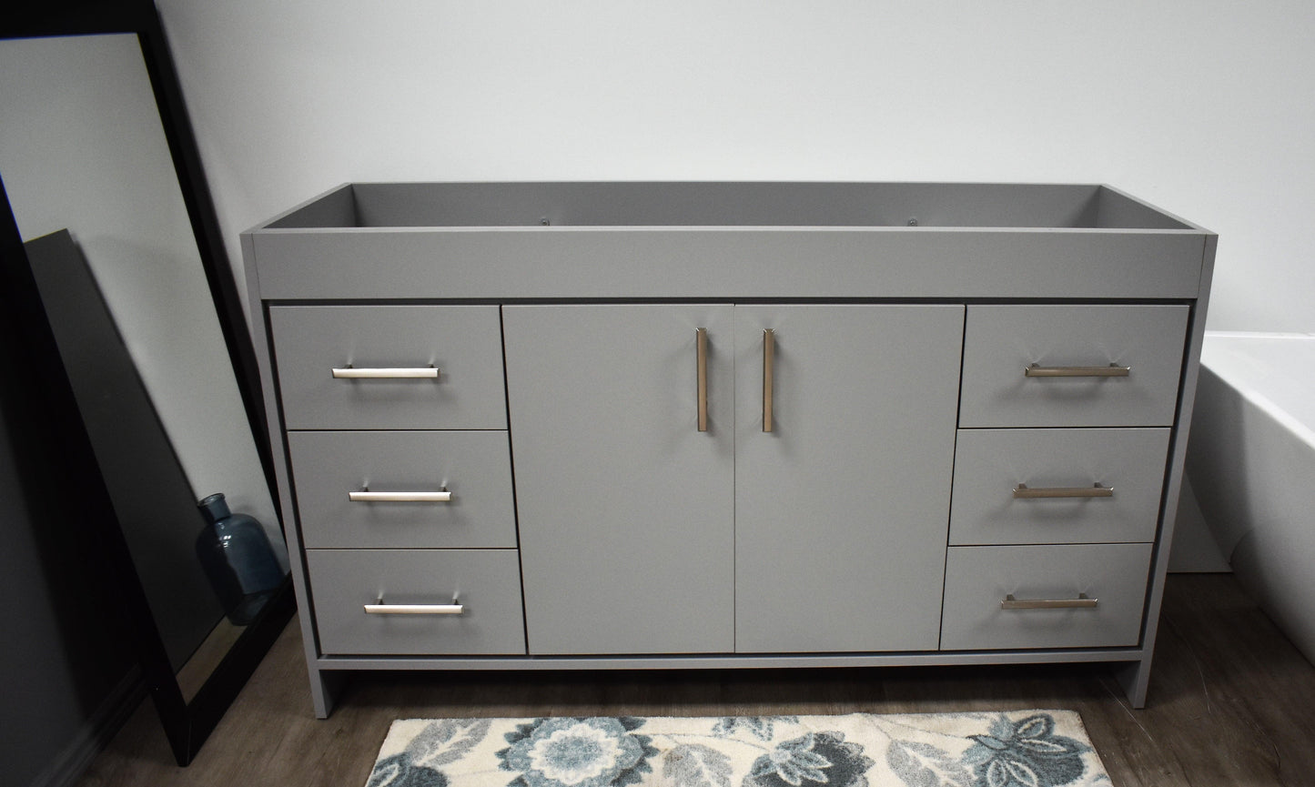 Capri 60" Cabinet only Grey MTD-3560SG-10front