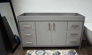 Capri 60"  Cabinet only Grey MTD-3560SG-10front