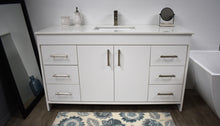 Load image into Gallery viewer, Volpa USA Capri 60&quot; Modern Bathroom Single Vanity Grey MTD-3560SG-1W FS
