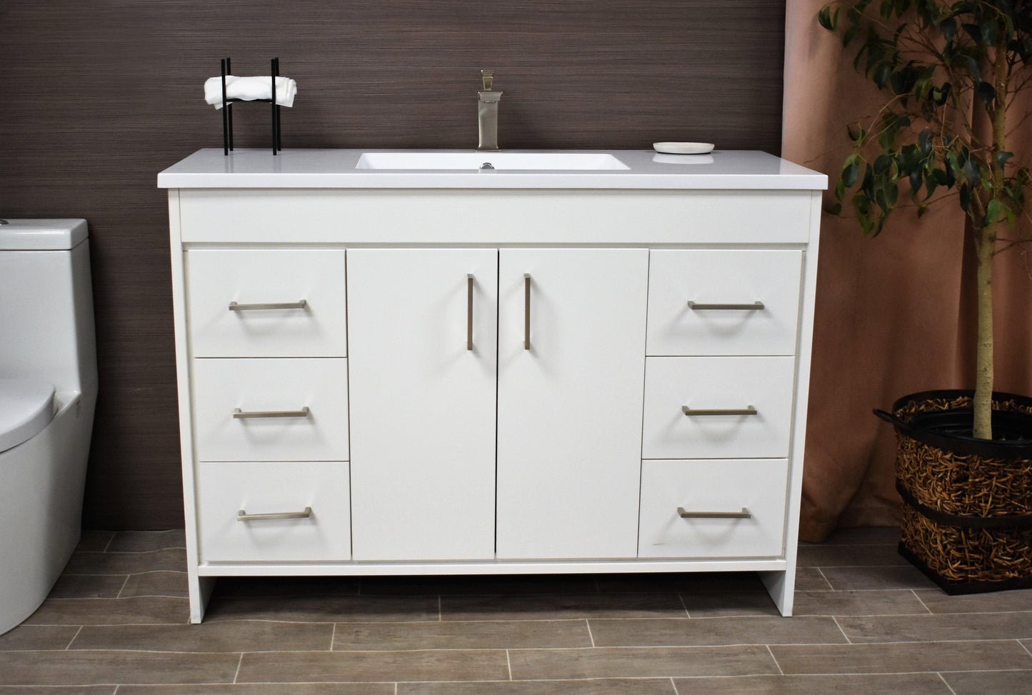Volpa USA Rio 60" Modern Bathroom Single Sink Vanity MTD-360S-3