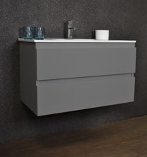 Load image into Gallery viewer, Volpa USA Salt [18D] 36&quot; Wall-Mounted Floating Bathroom Vanity MTD-3636-P