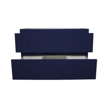 Load image into Gallery viewer, Salt [18D] 36&quot; Cabinet only Glossy White Salt [18D] 36&quot; Cabinet only MTD-3636NV-0Front-Open---no-background_Navy
