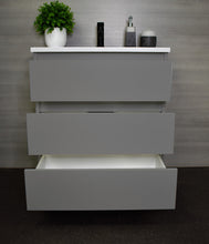 Load image into Gallery viewer, Pepper 24&quot; Vanity MTD-3724G-AFront-Open-Staged_Grey