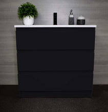 Load image into Gallery viewer, Pepper 36&quot; Vanity MTD-3736BK-AFront-Staged_Black