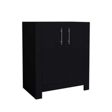 Load image into Gallery viewer, Austin 30&quot; Vanity Cabinet only Glossy Black MTD-4230GB-0Angle---No-background_Black