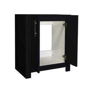 Austin 30" Vanity Cabinet only Glossy Black MTD-4230GB-0Angle-Open---no-background_Black