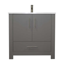 Load image into Gallery viewer, Boston 36&quot; Vanity Grey MTD-4236G-0Front-Open---no-background_Grey