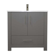 Load image into Gallery viewer, Boston 36&quot; Vanity Grey MTD-4236G-0Front-Open---no-background_Grey