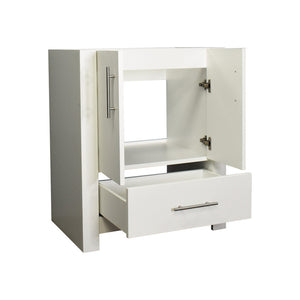 Boston 30" Vanity Cabinet only White MTD-4330W-0Angle-Open---no-background