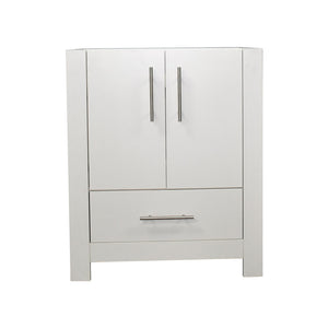 Boston 30" Vanity Cabinet only White     MTD-4330W-0_Front