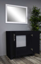 Load image into Gallery viewer, Boston 36&quot; Vanity Cabinet only Black MTD-4336BK-0Angle-Open_Black