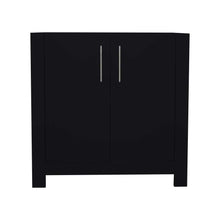 Load image into Gallery viewer, Boston 36&quot; Vanity Cabinet only MTD-4336BK-0_Front---no-background_Black
