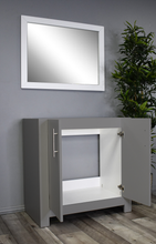 Load image into Gallery viewer, Boston 36&quot; Vanity Cabinet only Grey MTD-4336G-0Angle-Open_Grey