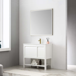 Blossom Vienna 36” White Vanity with Acrylic Sink