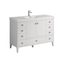 Load image into Gallery viewer, Blossom Lyon 48” White Single Vanity - The Bath Vanities