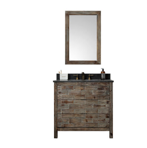 Legion Furniture 36" Rustic Wood Sink Vanity Match with Marble Wh 5136" Top -No Faucet - WH8636