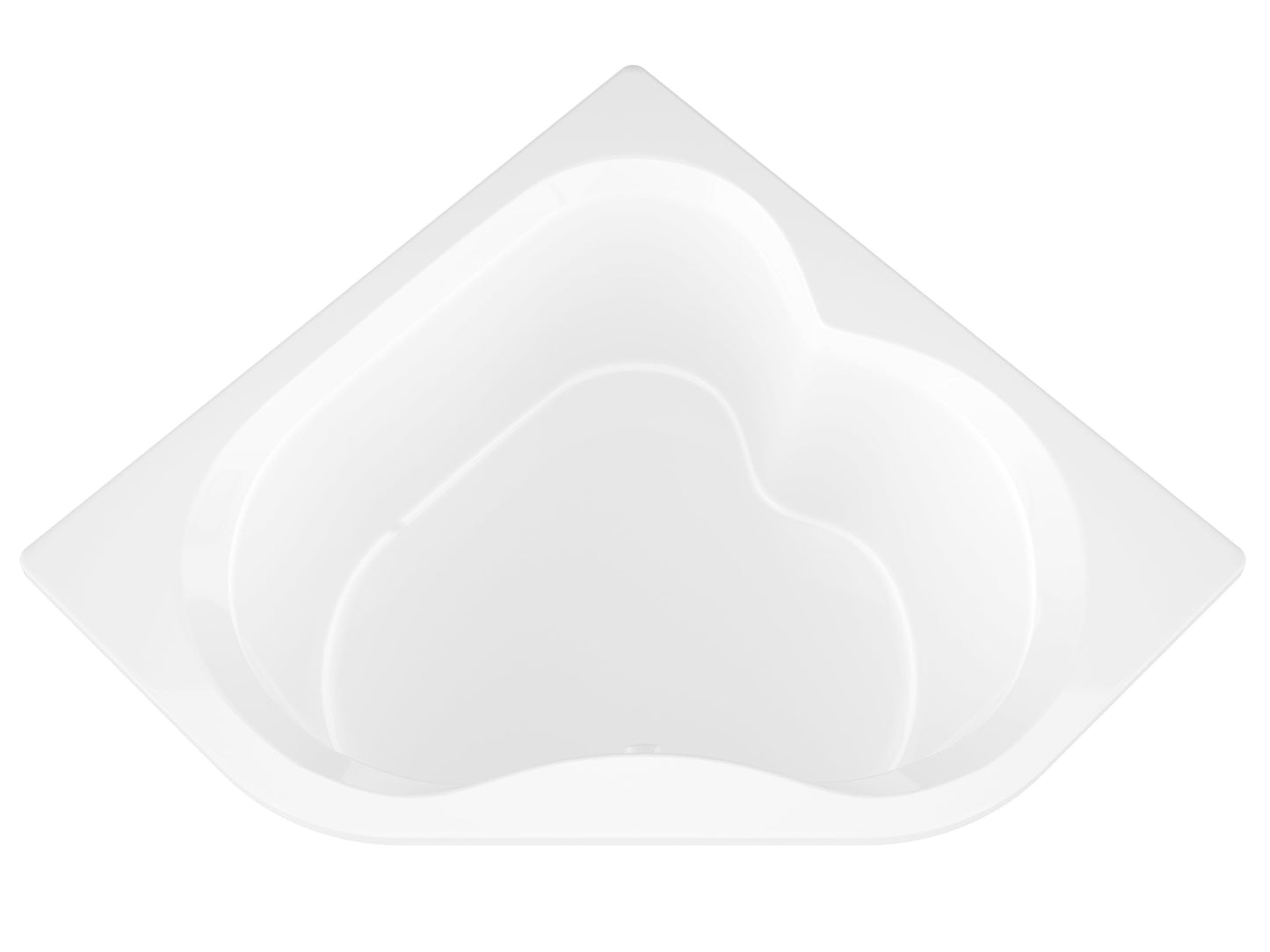 Atlantis Whirlpools Cascade 60 x 60 Corner Soaking Bathtub 6060CS