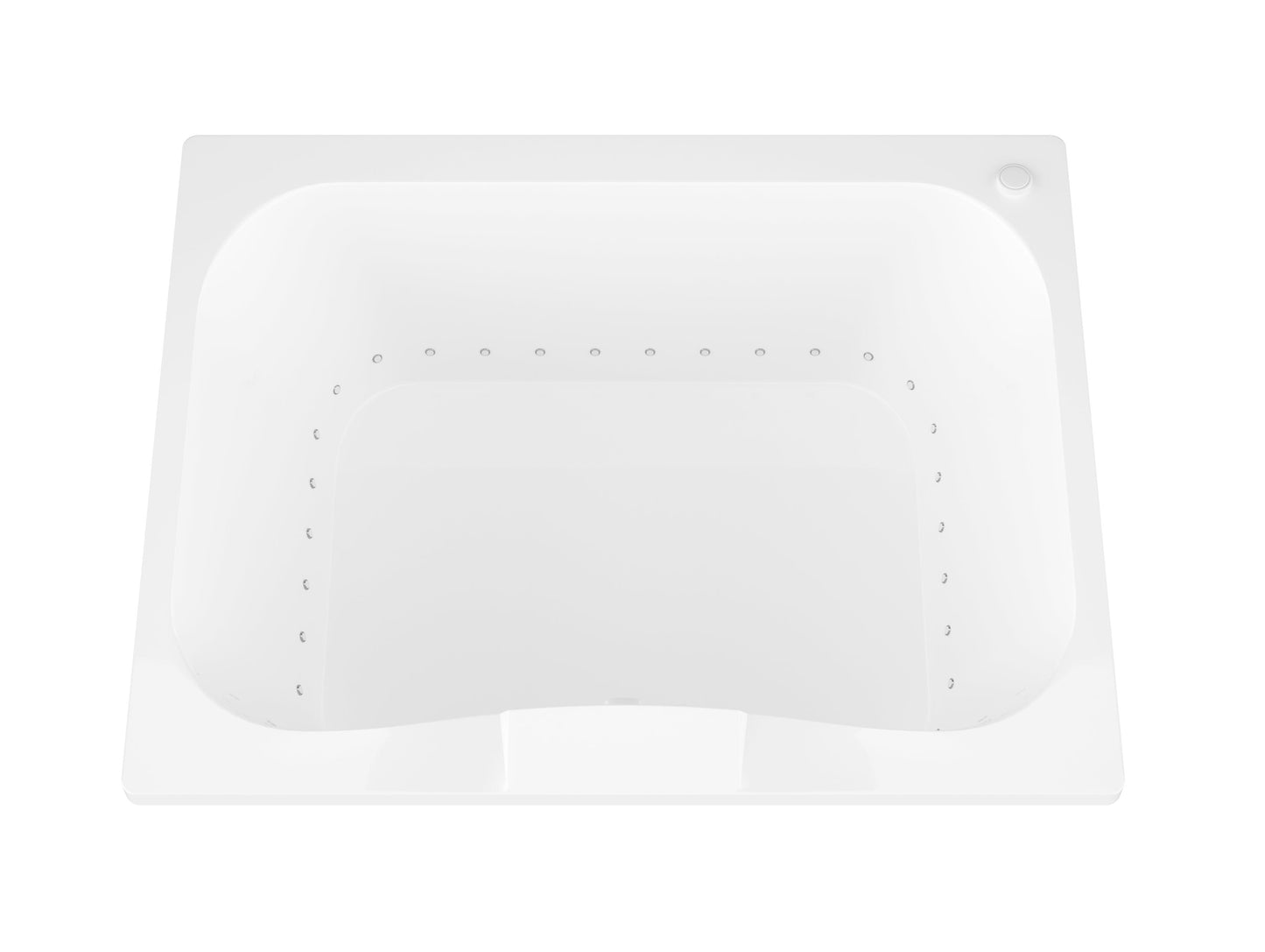 Atlantis Whirlpools Neptune 48 x 60 Rectangular Air Jetted Bathtub