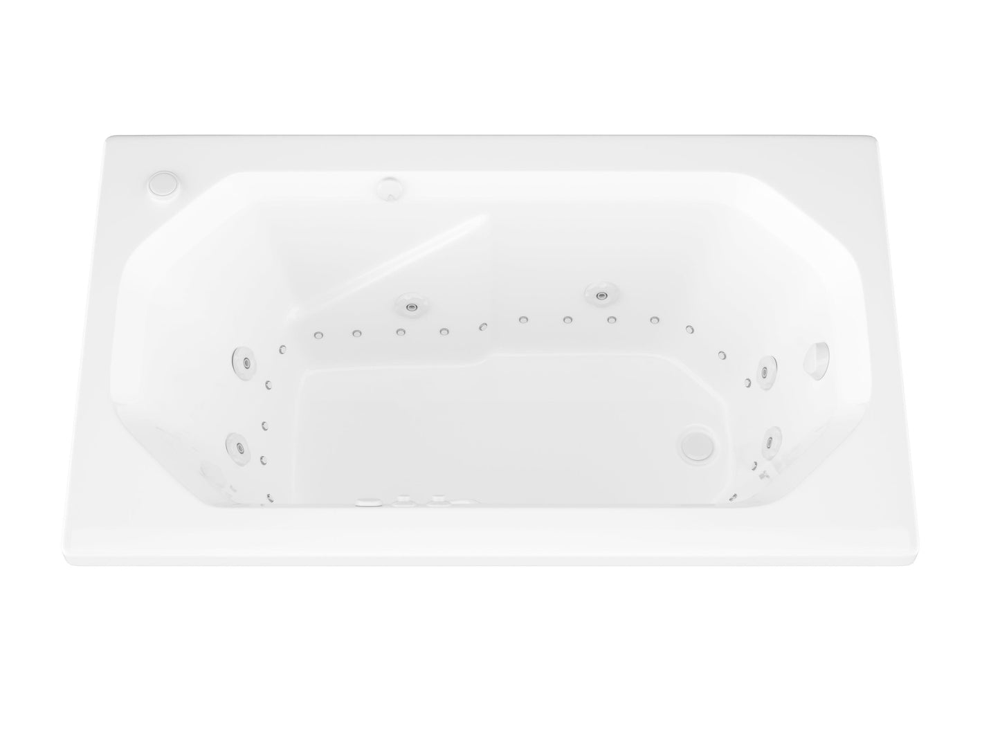 Atlantis Whirlpools Mirage 36 x 60 Rectangular Air & Whirlpool Jetted Bathtub