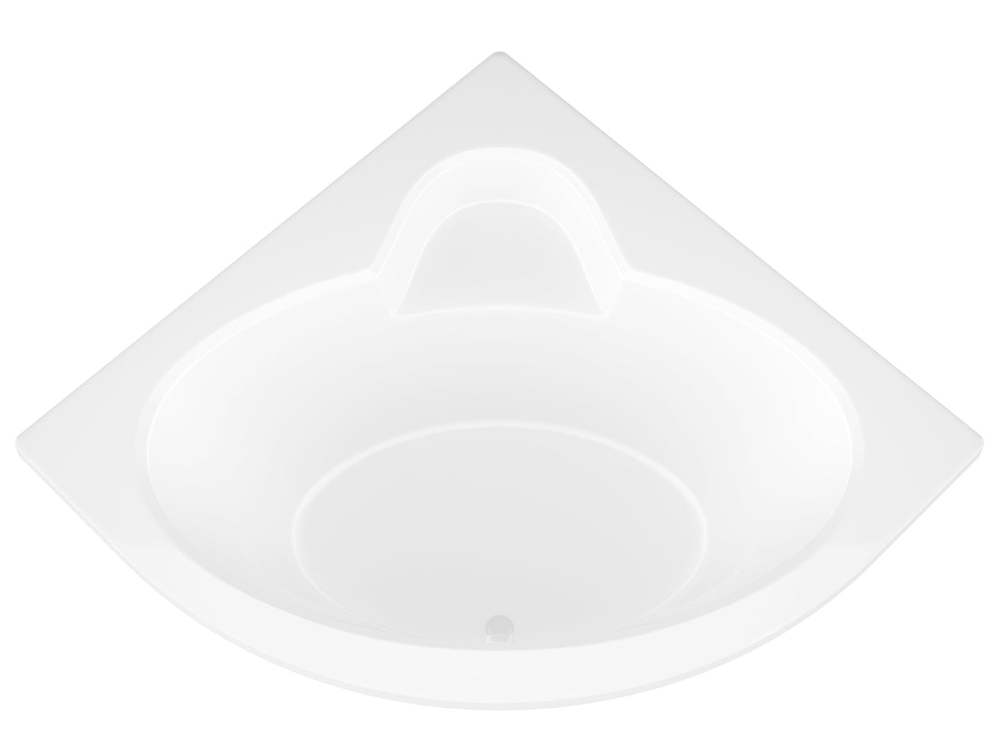 Atlantis Whirlpools Alexandria 60 x 60 Corner Soaking Bathtub 6060AS.