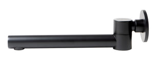 ALFI brand AB6601-BM Black Matte Round Foldable Tub Spout
