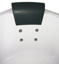 Load image into Gallery viewer, EAGO AM200  5&#39; Rounded Modern Double Seat Corner Whirlpool Bath Tub with Fixtures