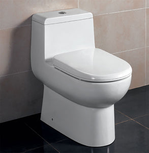 EAGO TB351 Dual Flush One Piece Eco-friendly High Efficiency Low Flush Ceramic Toilet