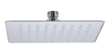 Load image into Gallery viewer, ALFI brand RAIN8S-BSS Solid Brushed Stainless Steel 8&quot; Square Ultra Thin Rain Shower Head