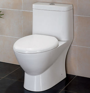 EAGO TB346 Modern Dual Flush One Piece Eco-friendly High Efficiency Low Flush Ceramic Toilet